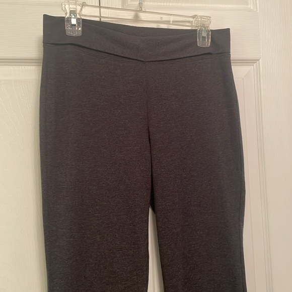 Flared Wide Legged Pants for Casual or Athletic Wear Medium Dark Gray - Picture 2 of 12